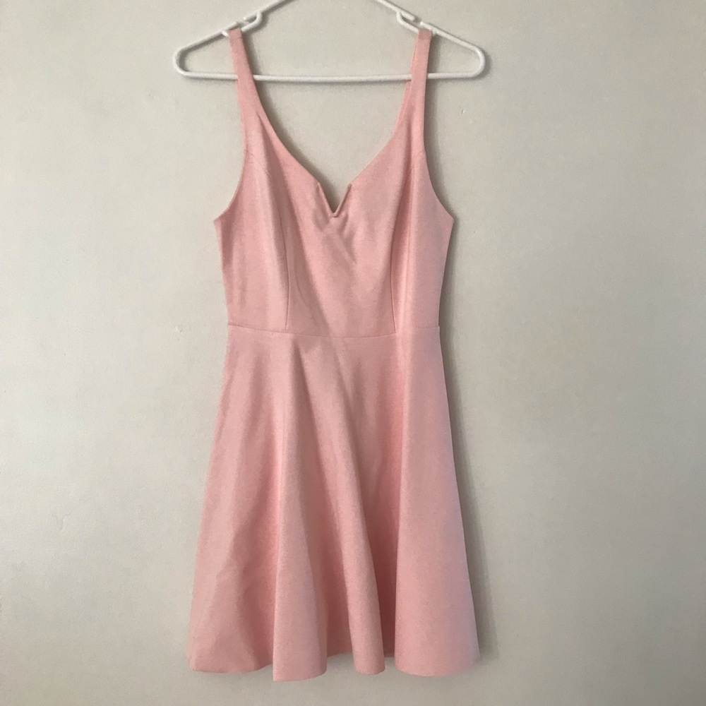 Forever 21 Blush Pink Skater Skirt Dress